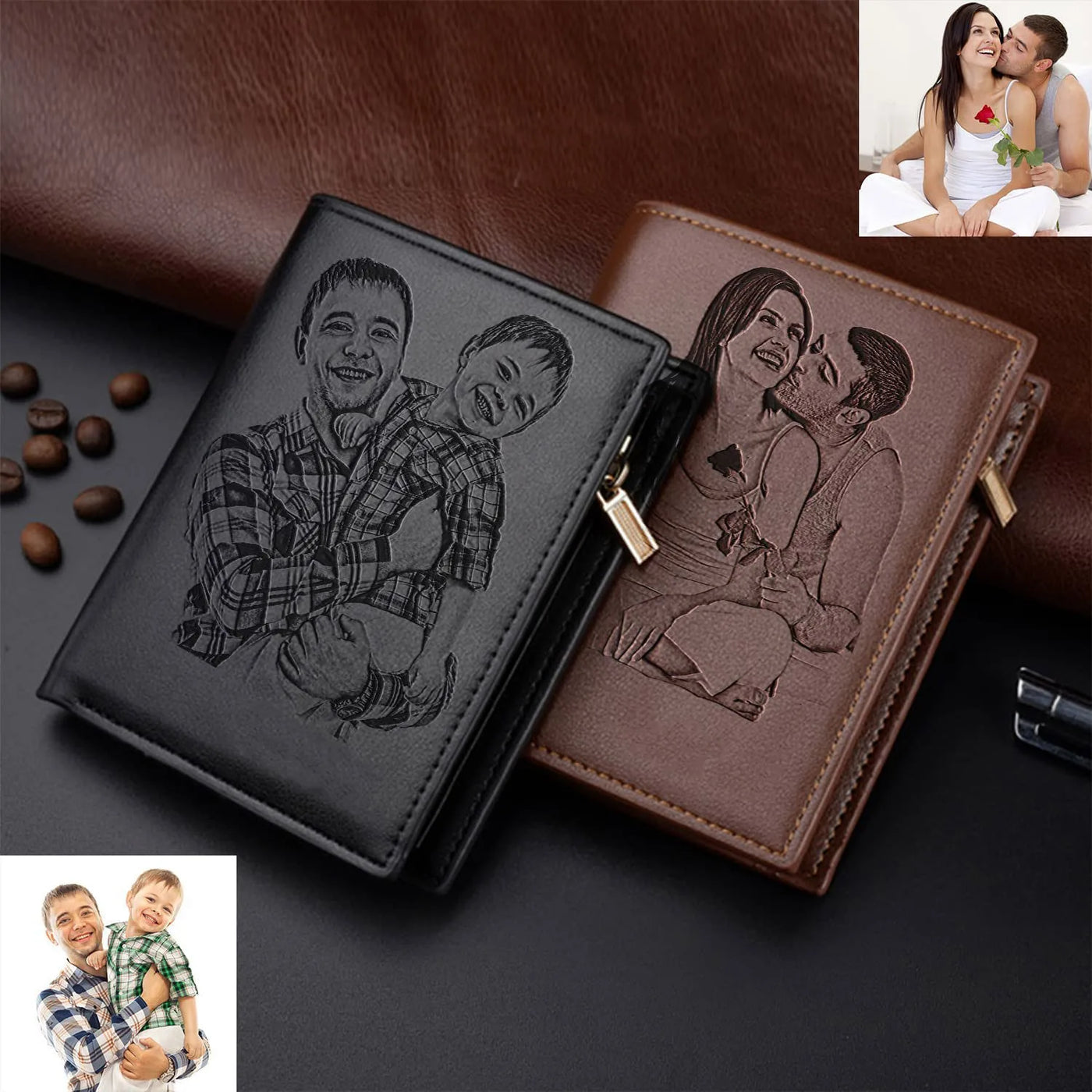 PERSONALIZED PHOTO WALLETS FOR MEN